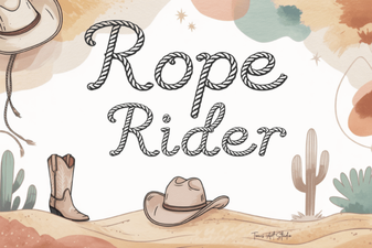 Rope Rider Font for Creative Projects and Logos