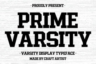 Prime Varsity Font: Versatile Design for Modern Projects
